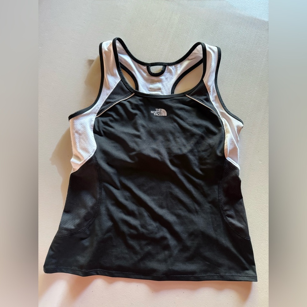 Women’s The North Face Racerback Tank Top – Black & White